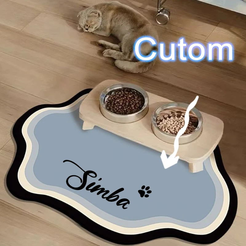 The Collarly Drip Mat — Quick-Dry Diatomite Feeding Mat