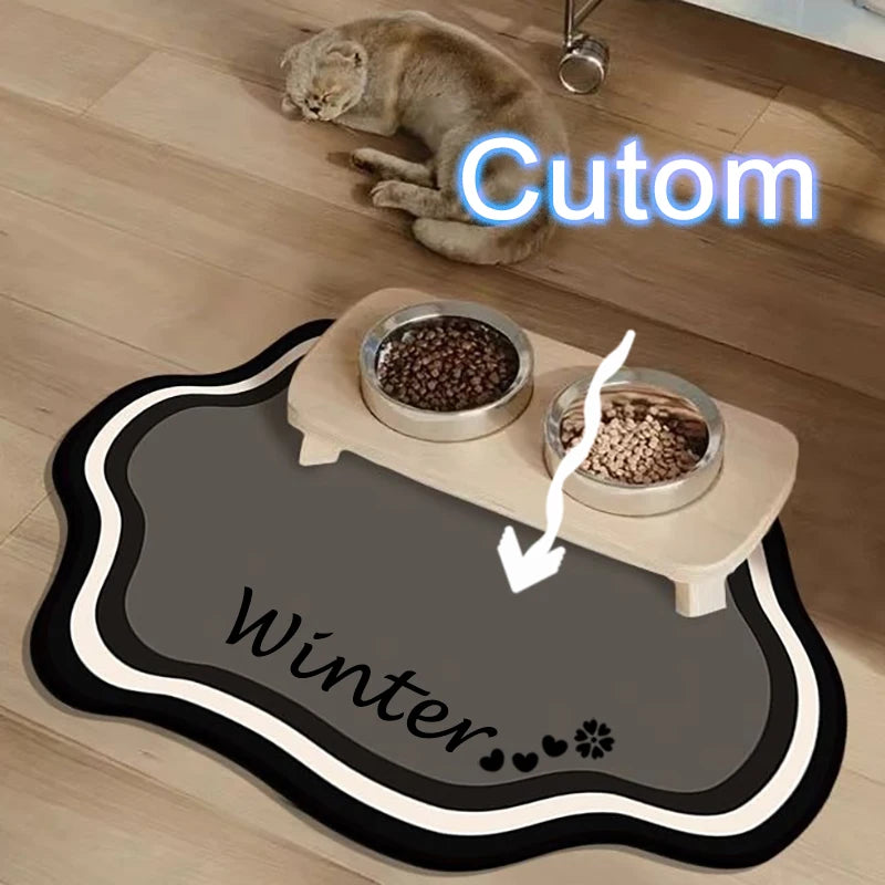 The Collarly Drip Mat — Quick-Dry Diatomite Feeding Mat
