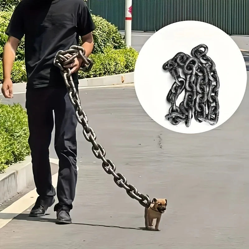 The Collarly Chain Leash — Lightweight Faux-Iron Dog Leash